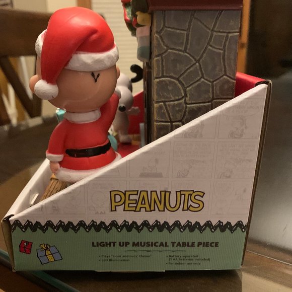 Peanuts Holiday Peanuts Christmas Fireplace Charlie Brown Snoopy